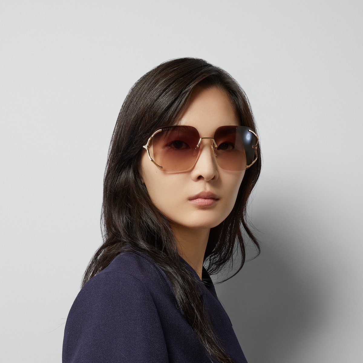 Square metal sunglasses - Image 4